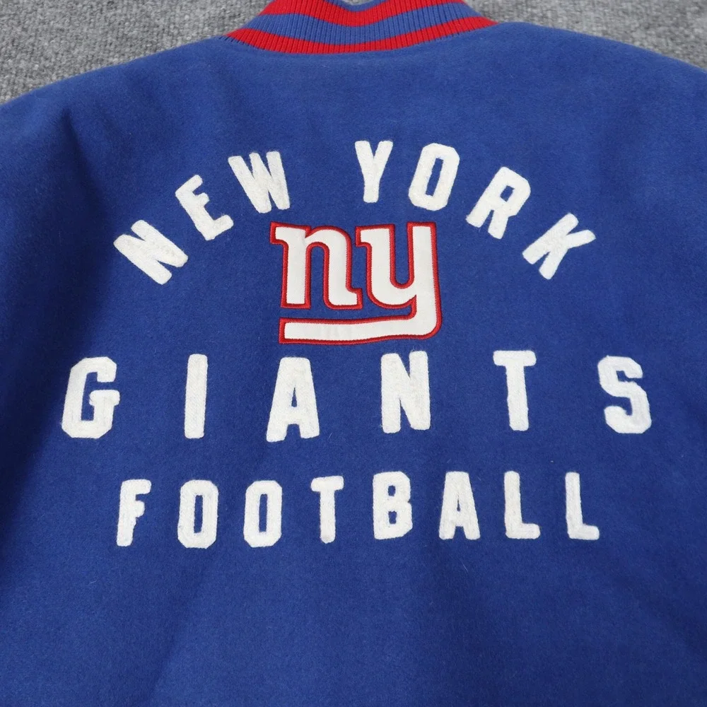 New York Giants Men's Varsity‎ Jacket NFL Team Apparel Large